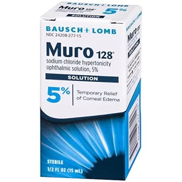 Muro 128 Eye Drops 5% Solution for Corneal Edema Relief