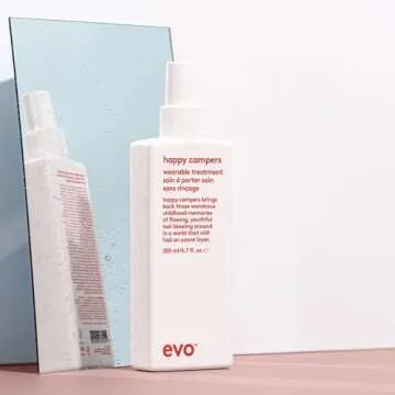 evo Happy Campers Wearable Treatment - Daily Hair Treatment to Strengthen and Protect - Reduces Frizz and Provides UV Protection - 200ml / 6.8oz