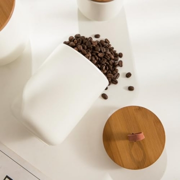 Stylish Ceramic Kitchen Canister Sets with Airtight Lids