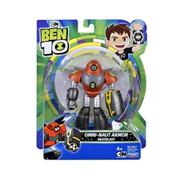 Ben 10 Omni-Naut Armor Heatblast Basic Figure