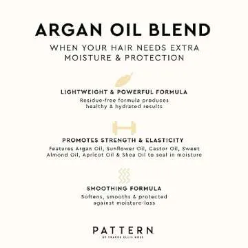 PATTERN Beauty by Tracee Ellis Ross Argan Oil Hair Serum, 3.9 Fl Oz, Rich Moisture and Shine Boost for Curlies, Coilies and Tight-Textured Hair, 3a-4c