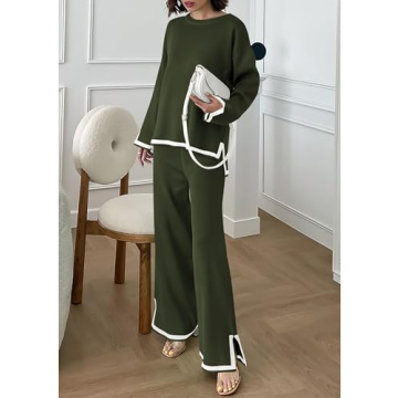 Stylish 2 Piece Knit Sweater Set by PRETTYGARDEN