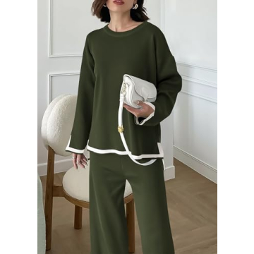 Stylish 2 Piece Knit Sweater Set by PRETTYGARDEN