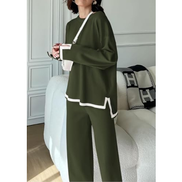 Stylish 2 Piece Knit Sweater Set by PRETTYGARDEN