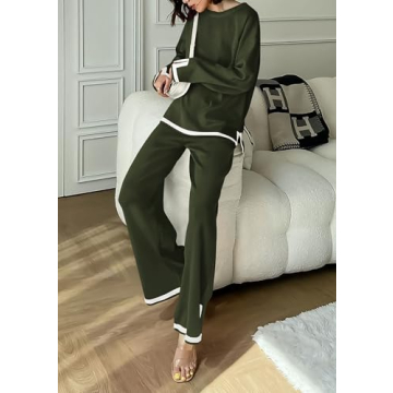 Stylish 2 Piece Knit Sweater Set by PRETTYGARDEN