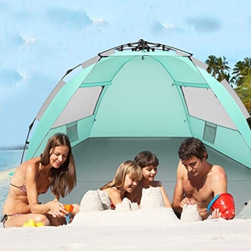 Oileus X-Large Beach Tent for Family Fun and Shade