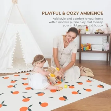 Stylish XL Baby Play Mat - Durable Play Area Solution
