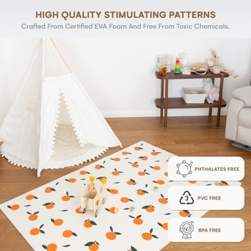 Stylish XL Baby Play Mat - Durable Play Area Solution