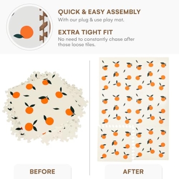 Stylish XL Baby Play Mat - Durable Play Area Solution