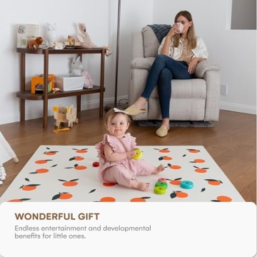 Stylish XL Baby Play Mat - Durable Play Area Solution