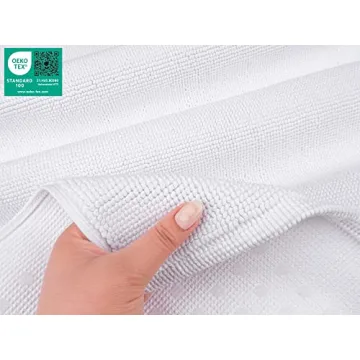 American Soft Cotton Bath Rug, Non-Slip & Washable