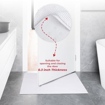 American Soft Cotton Bath Rug, Non-Slip & Washable