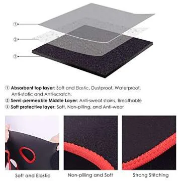 Seasky Sweat Guard for Peloton - Quick-Drying Neoprene