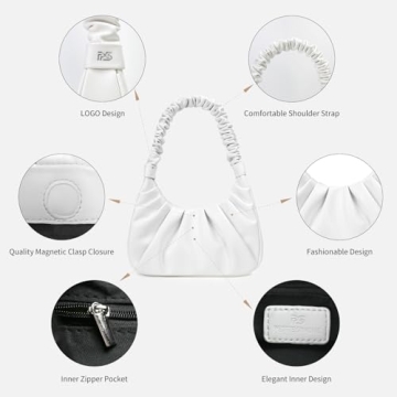 PS PETITE SIMONE Mini Purse Trendy White Handbag