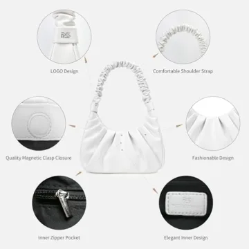 PS PETITE SIMONE Mini Purse Trendy White Handbag