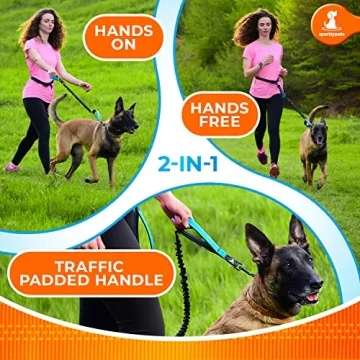 Sparkly Pets Hands-Free Dog Leash for Easy Walking and Hiking