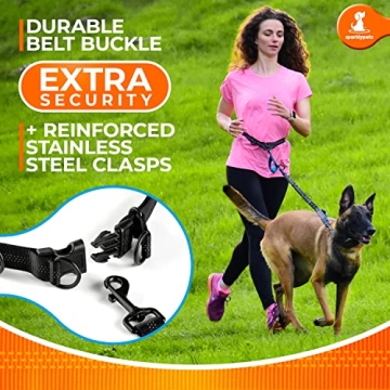 Sparkly Pets Hands-Free Dog Leash for Easy Walking and Hiking