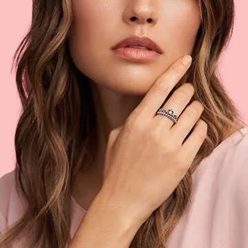 PANDORA Princess Tiara Crown Ring for Women - Size 6