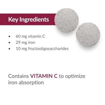 Bariatric Advantage Chewable Iron with Vitamin C for Health