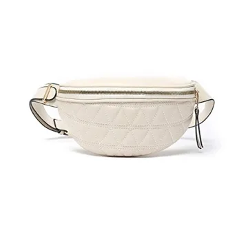 Fanny Packs for Women Cross Body Belt Bag Fashion Crossbody Waist Purse Quilted Bum Hip Pouch for Sp...