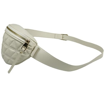 Fanny Packs for Women Cross Body Belt Bag Fashion Crossbody Waist Purse Quilted Bum Hip Pouch for Sports Workout Travel