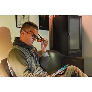 Spectra479 - Fit Over 99.9% Blue Light Blocking Glasses for Sleep - Amber Nighttime Eyewear - Turn your Prescription & Reading Glasses Into World-Class Blue Blockers