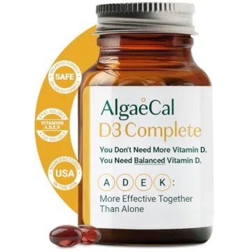 Unleash Optimal Health with ALGAECAL 4-in-1 Vitamin D3 K2 Complete Supplement