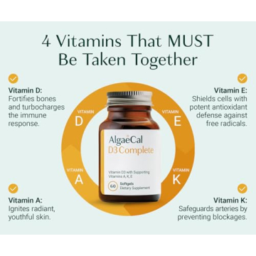 ALGAECAL 4-in-1 Vitamin D3 K2 Complete for Optimal Health
