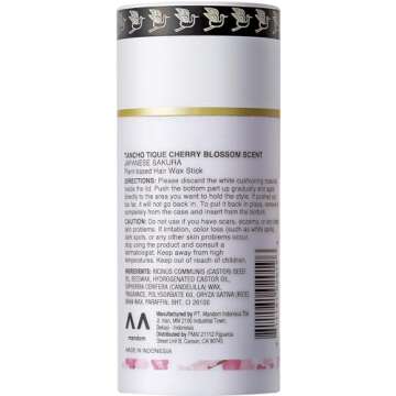 GATSBY Tancho Hair Styling Wax Stick Japanese Cherry Blossom Scent 3.5 ounce (100 grams) All Hair Ty...
