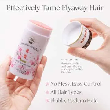 GATSBY Tancho Hair Wax Stick Cherry Blossom 3.5oz