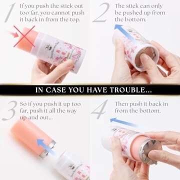 GATSBY Tancho Hair Wax Stick Cherry Blossom 3.5oz