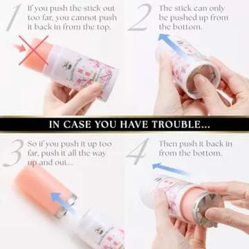 GATSBY Tancho Hair Wax Stick Cherry Blossom 3.5oz