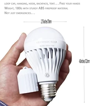 BSOD Rechargeable LED Magic Bulb Remote Controlled Lighting Solution