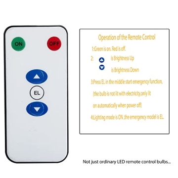 BSOD Rechargeable LED Magic Bulb Remote Controlled Lighting Solution