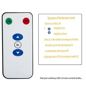 BSOD Rechargeable LED Magic Bulb Remote Controlled Lighting Solution