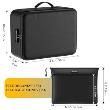 Fireproof Document Bag with Lock - ENGPOW Security