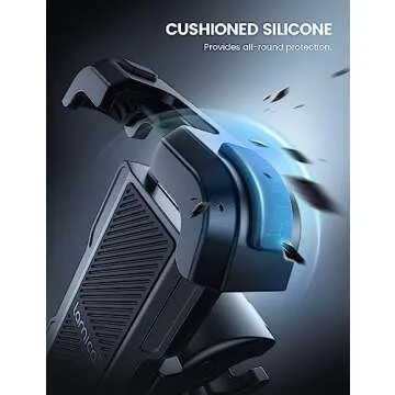 Lamicall Motorcycle Phone Mount, Bike Phone Holder - Upgrade Quick Install Handlebar Clip for Bicycle Scooter, Cell Phone Clamp for iPhone 16 15 Pro Max/ 14/13, Galaxy S10 and More 4.7-6.8" Phone