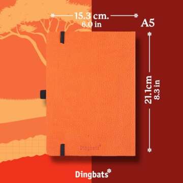 Dingbats A5 Wildlife Notebook Journal - Premium Vegan Leather