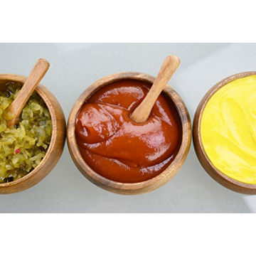 Pacific Merchants Acaciaware Natural Wood Bowls Set of 4