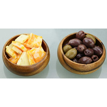 Pacific Merchants Acaciaware Natural Wood Bowls Set of 4