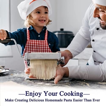 Pasta Maker Machine Stainless Steel Manual Roller for Homemade Pasta