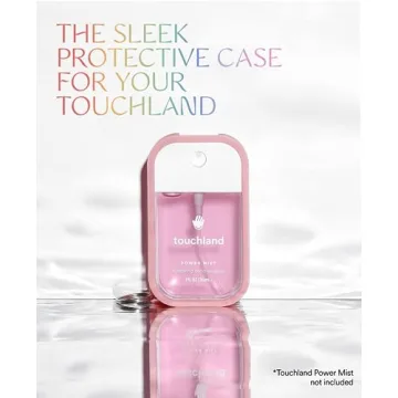 Bubblegum Pink Touchland Mist Case, Stylish Sanitizer Holder