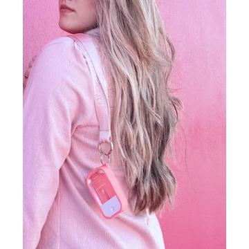 Bubblegum Pink Touchland Mist Case, Stylish Sanitizer Holder