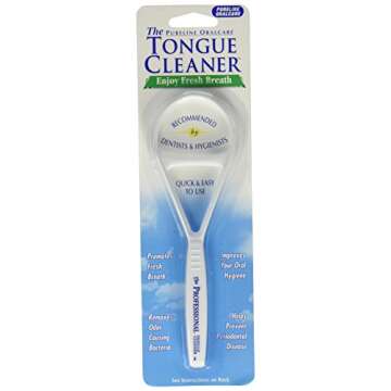 PURELINE TONGUE CLEANER for Fresh Breath and Oral Health