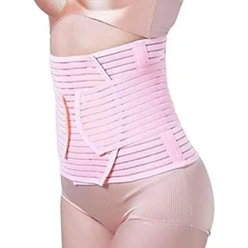 Healthcom Women's Waist Trimmer Belt Abdominal Binder Comfortable Elastic Postpartum Abdomen Recover...