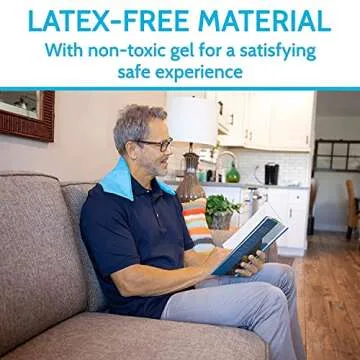 Arctic Flex Neck Ice Pack - Cold Compress Shoulder Therapy Wrap - Cool Reusable Medical Freezer Gel Pad for Swelling, Injuries, Headache, Cooler (Large (1 Pack))