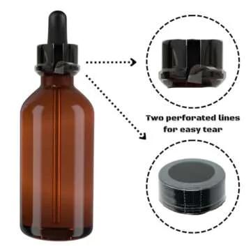 125 x 28 mm Clear Perforated Shrink Band for Glass Jars, Plastic Jars, Metal Tins and More. [Compatible Diameter Range: 2 3/4” – 3”] - Bundle of 250