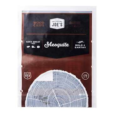 Oklahoma Joe's Mesquite Wood Chips for Smoky Flavor