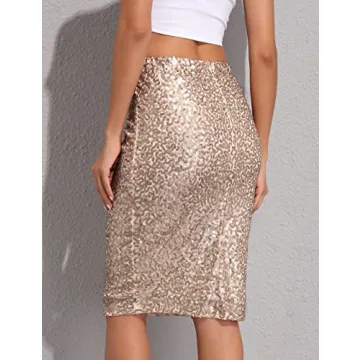 Stylish Sequin Pencil Skirt - Perfect for Parties