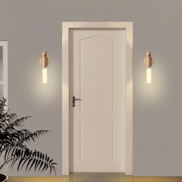 LANDGOO Motion Sensor Night Lights - Elegant Rechargeable Illumination